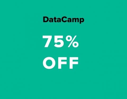 datacamp 75% off coupon